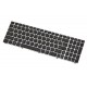 ASUS X66IC keyboard for laptop CZ/SK black silver frame