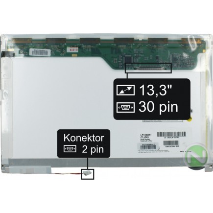 Screen for the Fujitsu-Siemens Amilo Si 2636 laptop LCD 13,3“ 30pin WXGA CCFL - Matte