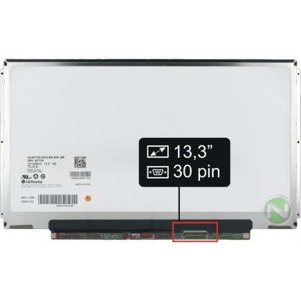 Screen for the HB133WX1-201 Kompatibilní laptop LCD 13,3" HD Slim LED 30pin eDP - Matte