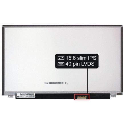 Screen for the Dell XPS 15z IPS laptop LCD 15,6“ 40pin Full HD LED Slim IPS - Matte
