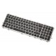 HP Pavilion Touchsmart 17-J117CL keyboard for laptop CZ/SK backlit silver