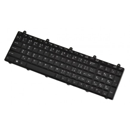 Clevo P150EM keyboard for laptop CZ/SK backlit black