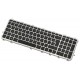 HP TouchSmart 15-J keyboard for laptop CZ/SK Backlit Silver frame