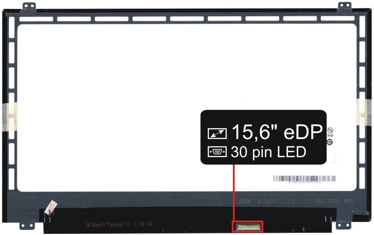 Lenovo IdeaPad 330 15IGM Replacement Laptop Screen LCD 15 6 30pin EDP