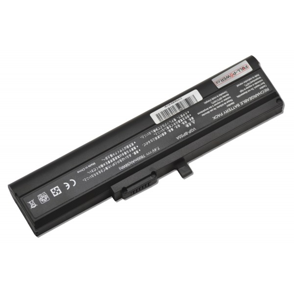 Sony Vaio VPC-B11LGX/B Battery 7800mAh Li-ion 7,4V SAMSUNG cells