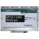 Screen for the HP COMPAQ 2510P laptop LCD 12,1“ 20pin WXGA LED - Glossy