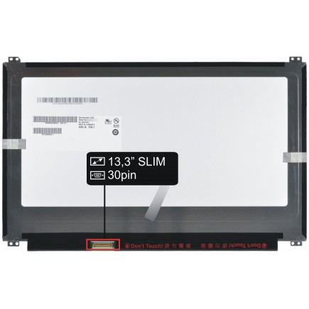 Screen for the Kompatibilní B133HAN02.7  laptop LCD 14“ 30pin FHD LED Slim IPS NanoEdge - Matte