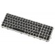 HP Envy 15-j025tx keyboard for laptop CZ/SK Backlit Silver frame
