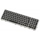 HP Envy 15-j030 keyboard for laptop CZ/SK Backlit Silver frame