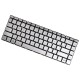 HP Pavilion X360 14-BA keyboard for laptop Czech backlit silver