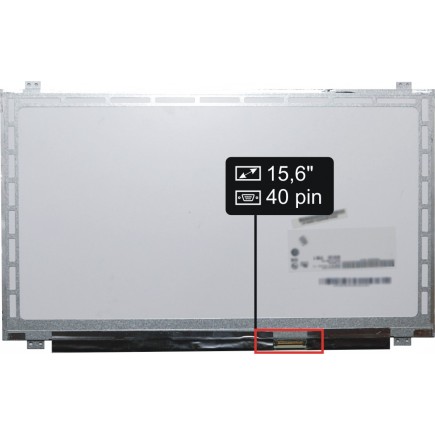 Screen for the Dell XPS 15z(L511Z) laptop LCD 15,6“ 40pin Full HD LED Slim - Glossy