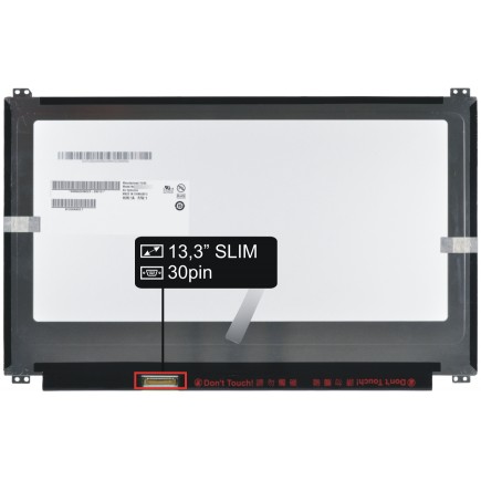 Screen for the Dell XPS 13 (9333) laptop LCD 14“ 30pin FHD LED Slim IPS NanoEdge - Glossy
