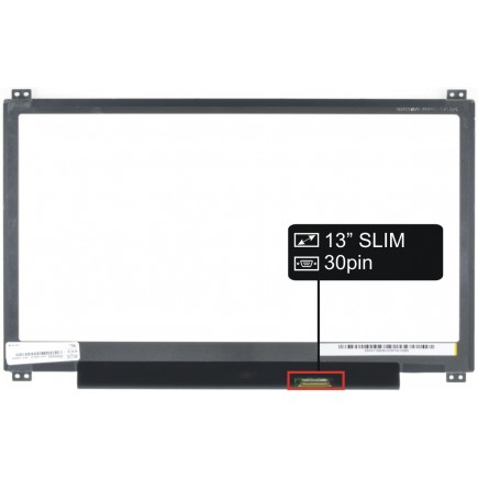 Screen for the Kompatibilní B133XTN01.2 laptop LCD 13,3“ 30pin HD LED Slim - Matte