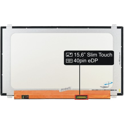 Screen for the Dell PRECISION P60F001 laptop LCD 15,6" 40pin eDP FHD LED Slim Touch - Glossy
