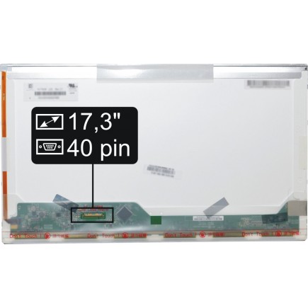 Screen for the N173HHF-E21 laptop LCD 17,3“ 40pin Full HD LED - Glossy