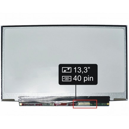 Screen for the HW13WX001-01 laptop LCD 13,3“ 40pin HD LED - Matte