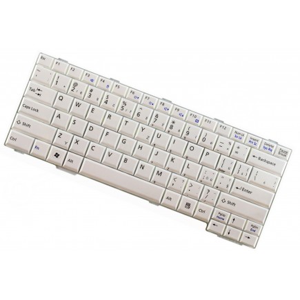 Fujitsu Siemens LIFEBOOK S781 keyboard for laptop CZ/SK White