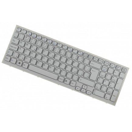 Sony Vaio VPC-EB2LGXB keyboard for laptop CZ/SK White With Frame