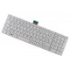 Toshiba Satellite L875D keyboard for laptop with frame CZ/SK White