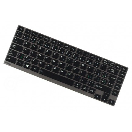 Toshiba N860-7837-T601 keyboard for laptop CZ/SK Silver frame, backlit