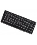 776475-001 keyboard for laptop CZ/SK Silver frame, backlit, Trackpoint