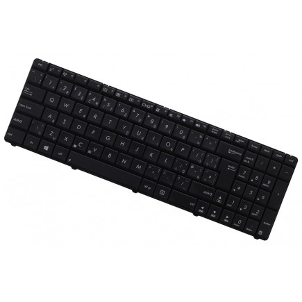 Asus  A43 keyboard for laptop with frame, black CZ/SK