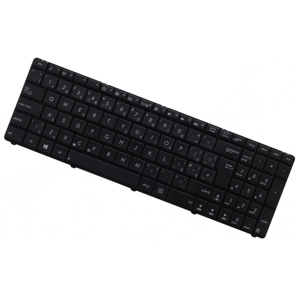 Asus  A52B keyboard for laptop with frame, black CZ/SK