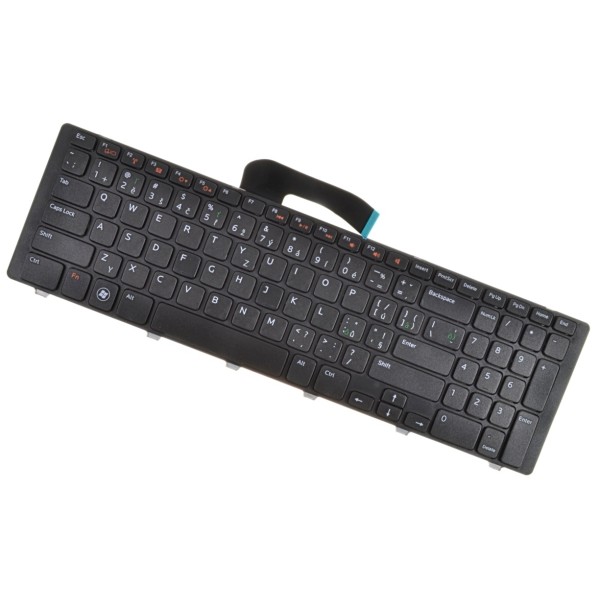 Dell  kompatibilní 0Y6DVH keyboard for laptop with frame, black CZ/SK