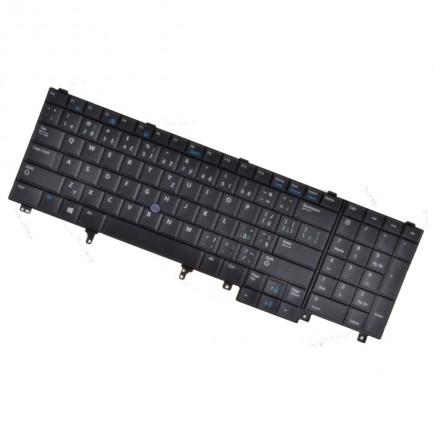 Dell  Latitude E5520 keyboard for laptop CZ/SK Black trackpoint