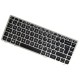HP EliteBook 8460w keyboard for laptop Silver frame CZ/SK