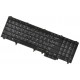 Kompatibilní Dell T52J5 keyboard for laptop CZ/SK Black
