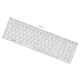 Toshiba kompatibilní 0KN0-C33CZ1213253002628 keyboard for laptop white, with frame CZ/SK