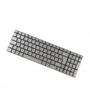 Asus N750JV-1A keyboard for laptop CZ/SK Silver, Without frame, Backlit