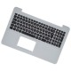 Asus X554LJ-X0076H keyboard for laptop CZ/SK White, Palmrest, Without touchpad