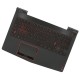 Lenovo IdeaPad Y520-15ikbn Legion keyboard for laptop CZ/SK Black, Palmprest, With touchpad