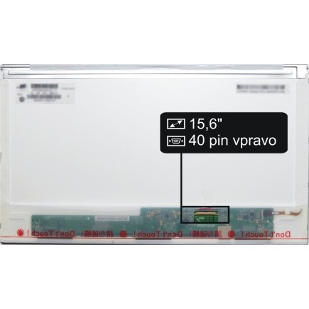 Screen for the Kompatibilní B156XW02 V.0 HW2A laptop LCD 15.6" 40pin right HD LED - Glossy