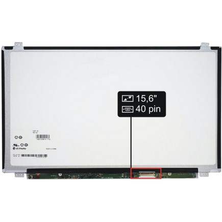Screen for the Kompatibilní B156XTN05.2 laptop LCD 15,6“ LCD 40pin HD LED SlimTB - Matte