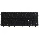Dell Inspiron 13 7348 keyboard for laptop US Black Without frame, Backlit
