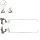 HP 15-AB017AX Hinges for laptop