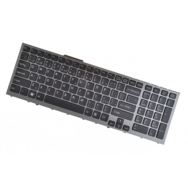 Sony Vaio VPC-F13LGXB keyboard for laptop CZ/SK Silver