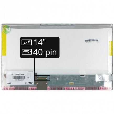 Screen for the Samsung NT370E4Q-KD3S laptop LCD 14“ 40pin HD LED - Matte