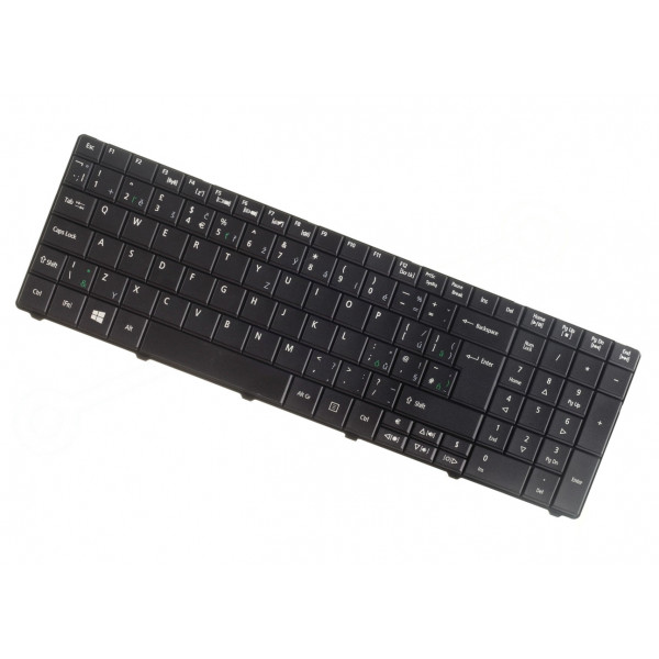 Packard bell Q5WS1 keyboard for laptop with frame, black CZ/SK