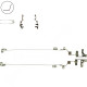 Acer eMachines 350 NAV51 Hinges for laptop
