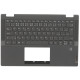Lenovo IdeaPad Flex 5-14ALC05 keyboard for laptop CZ/SK Black, Palmrest, Without touchpad, Backlit