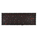 MSI MS-16R4 keyboard for laptop without frame, black CZ/SK, with backlight