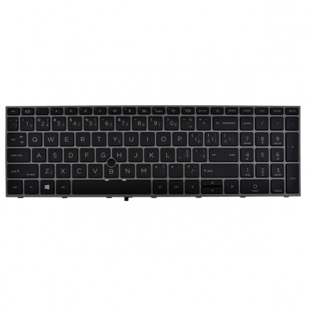 Kompatibilní M20128-001 keyboard for laptop CZ/SK Black, backlit, with frame