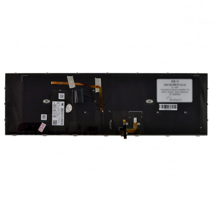 Kompatibilní M20128-FL1 keyboard for laptop CZ/SK Black, backlit, with frame