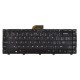 Dell Inspiron 15z keyboard for laptop CZ/SK Black, Backlit, With frame