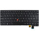 Lenovo ThinkPad T460p keyboard for laptop CZ/SK Black, Backlit, With frame