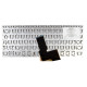 Lenovo IdeaPad 320-14IKB keyboard for laptop CZ Black, Without frame, Without backlight